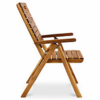 Blooma Denia Wooden Foldable Recliner Chair