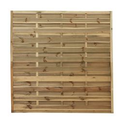Blooma Douro Autoclave & pressure treated Fence panel (W)1.8m (H)1.8m