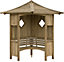 Blooma Elegant Corner arbour, (H)2500mm (W)1730mm (D)1730mm - Assembly service included