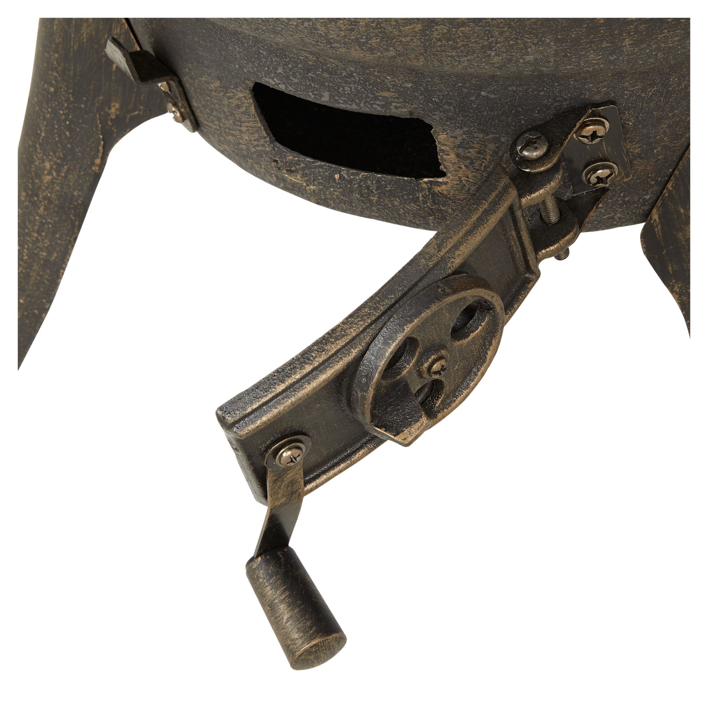 Blooma Etinas Cast iron & steel Chiminea