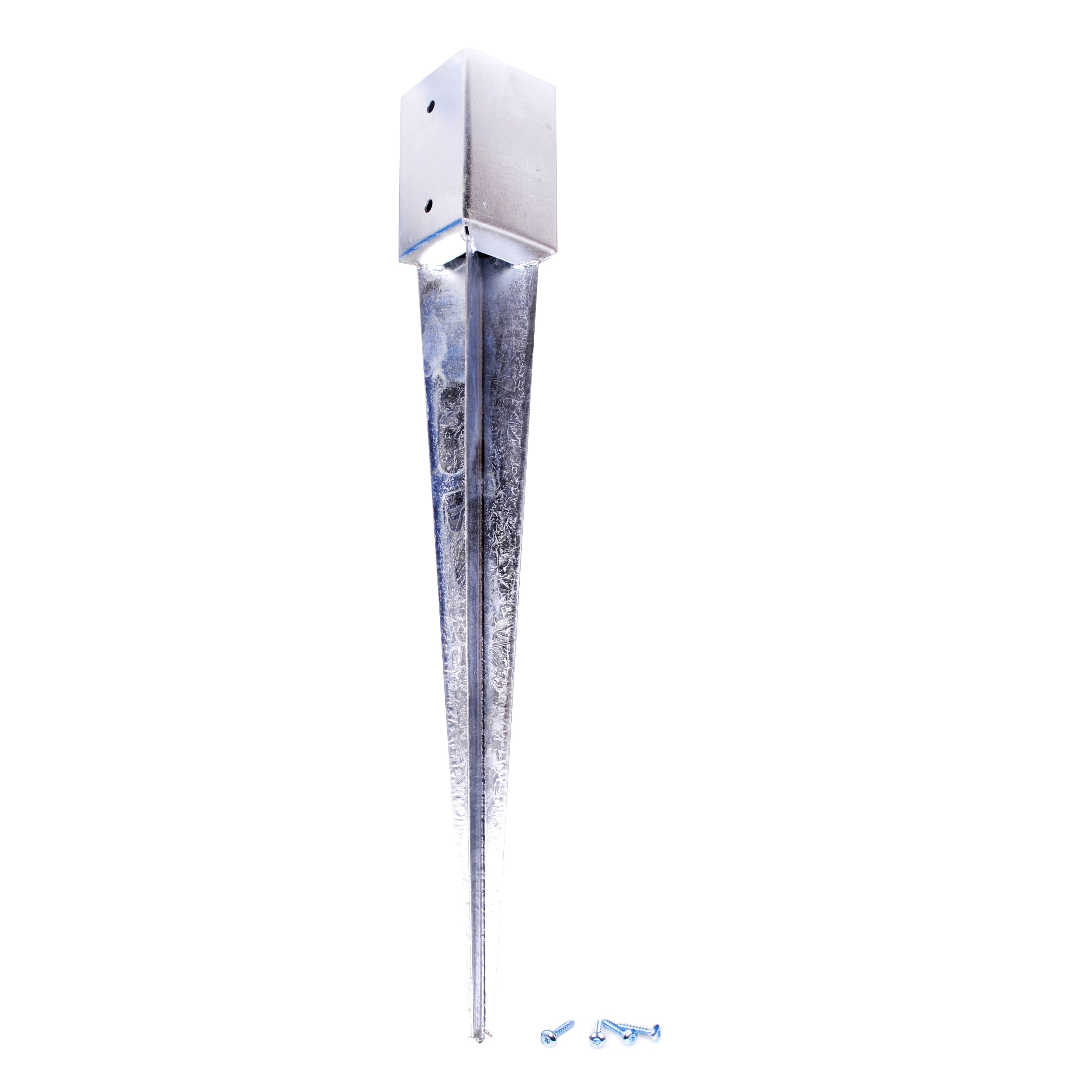 Blooma Fence Spike Steel Post support (L)90mm (W)90mm