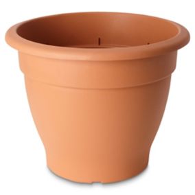 Blooma Florus Brown Plastic Bell Round Plant pot (Dia) 55cm, (H)40cm, 60.5L