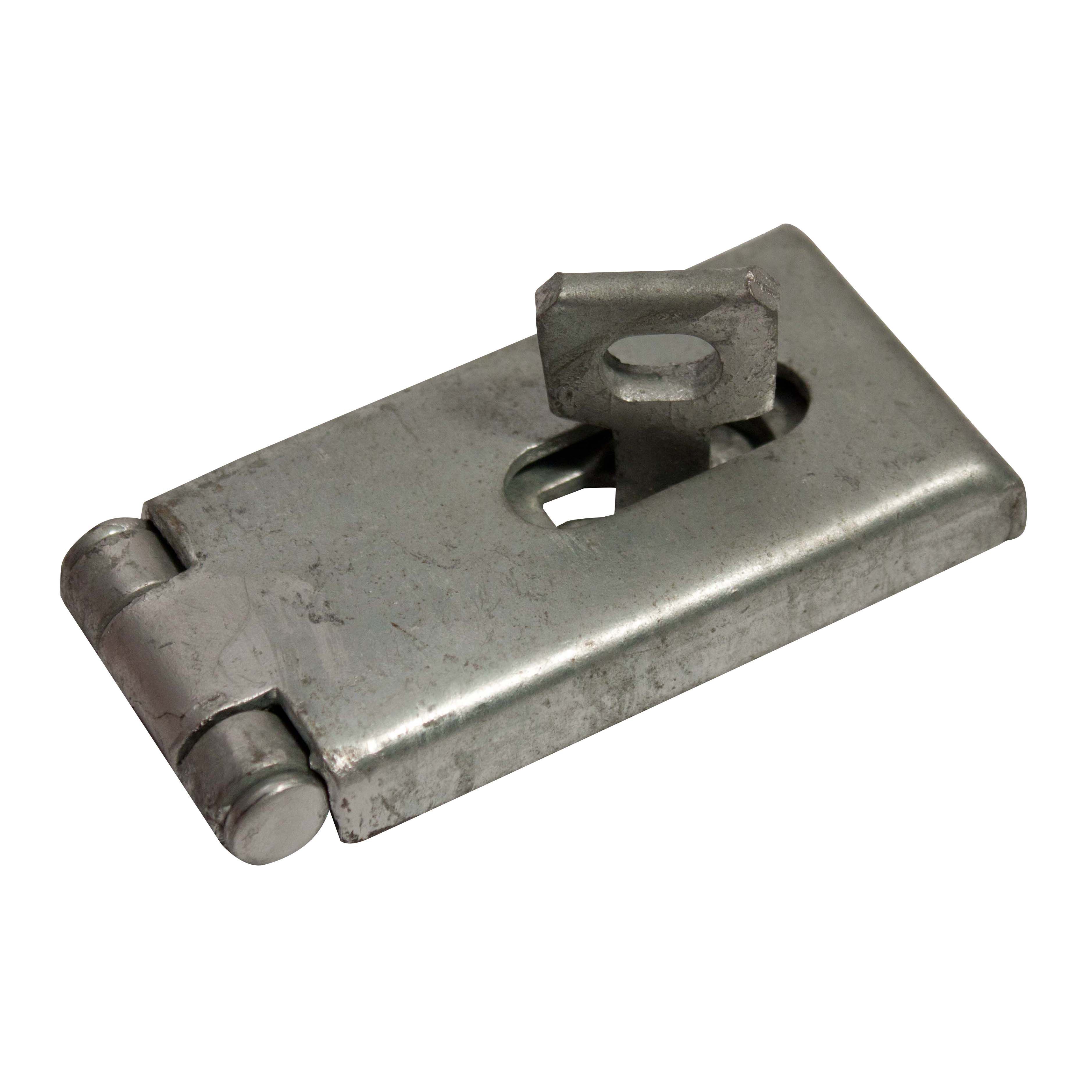 Blooma Galvanised Steel Hasp & staple, (L)89mm (W)46mm
