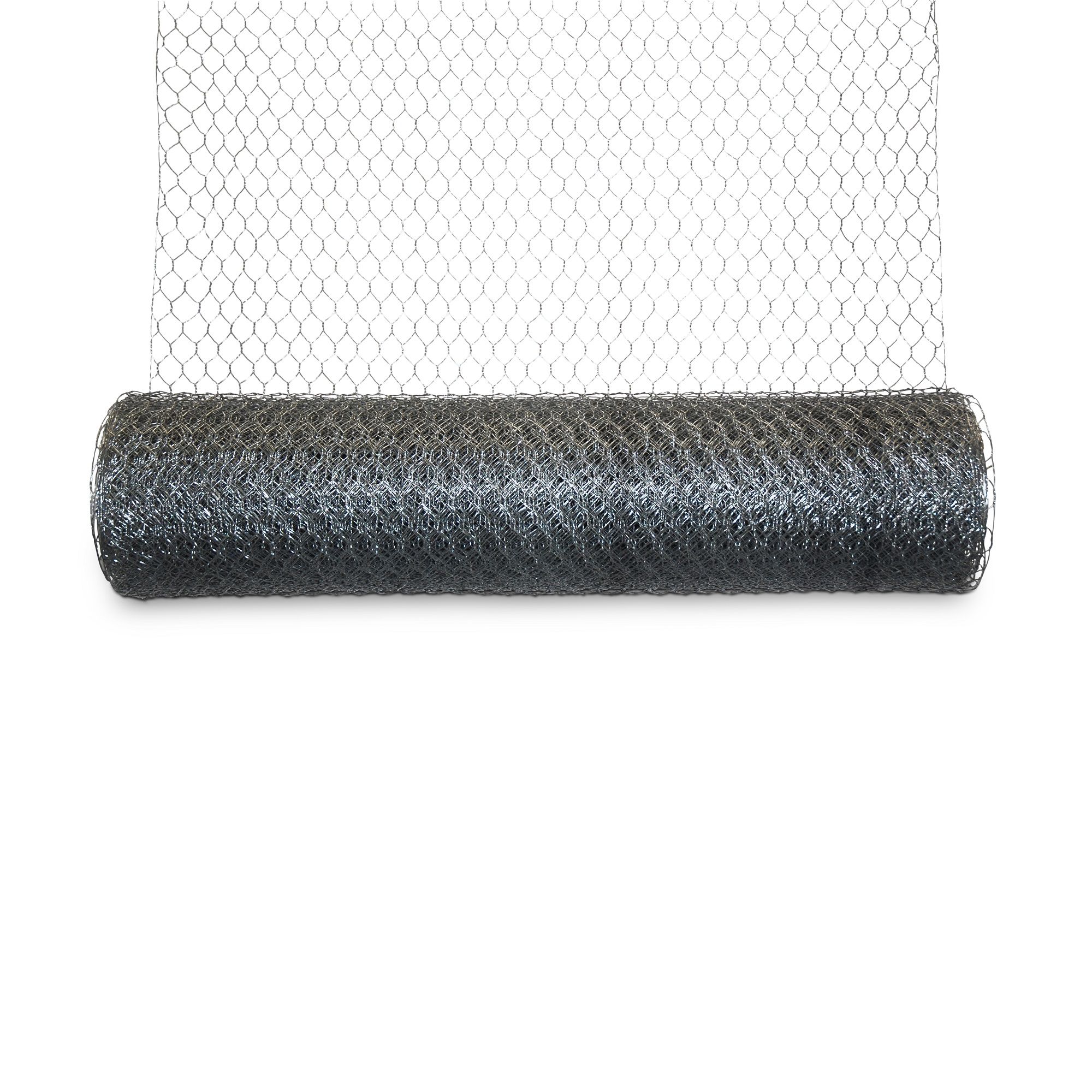 Galvanised Steel Triple torsion mesh (L)10m (H)0.5m