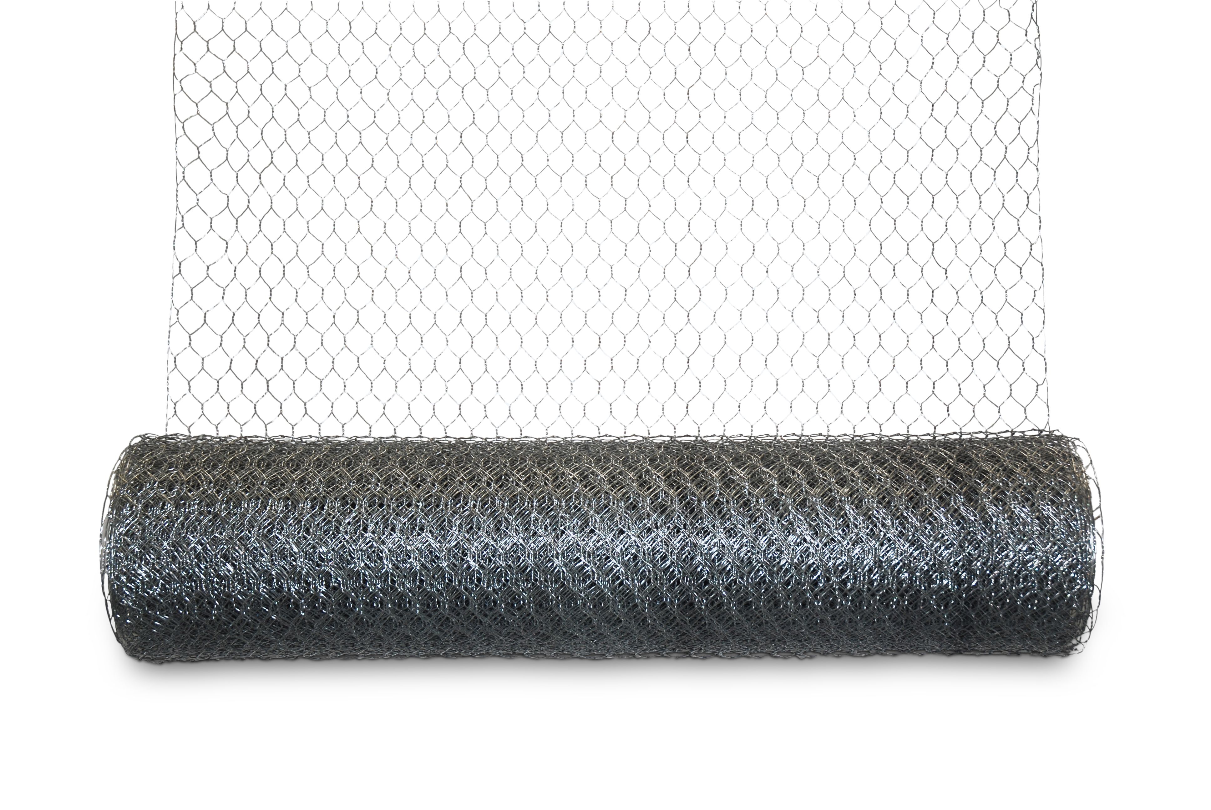Blooma Galvanised Steel Triple torsion mesh, (L)10m (W)1m (1130g)