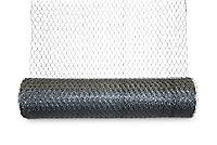 Blooma Galvanised Steel Triple torsion mesh, (L)25m (H)1m