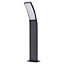 Blooma Gambell Charcoal grey Mains-powered 1 lamp LED Post light (H)600mm