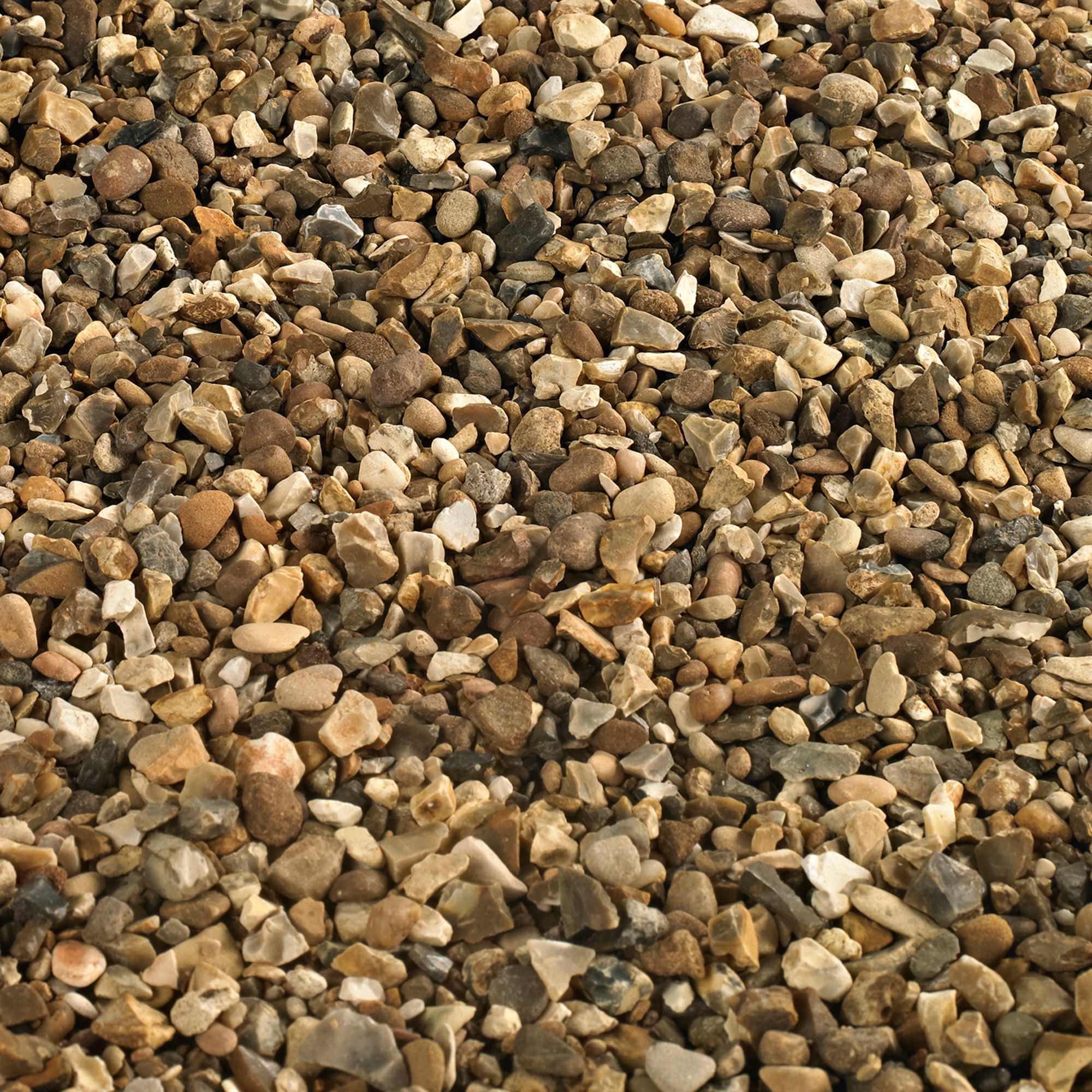 Blooma Golden Gravel Golden Gravel Decorative Stones, Bulk | DIY At B&Q