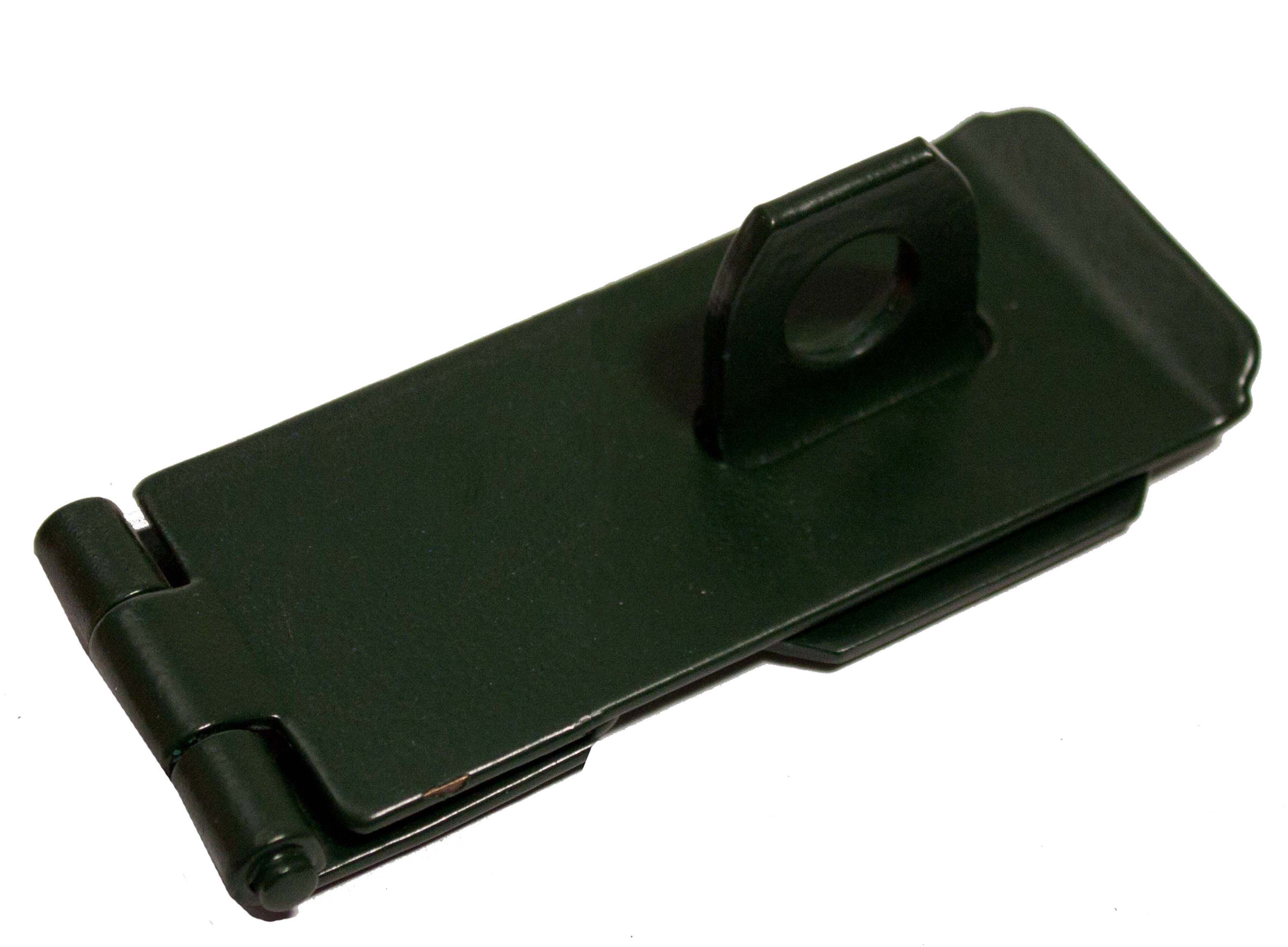 Blooma Green Powder-coated Steel Hasp & staple, (L)76mm