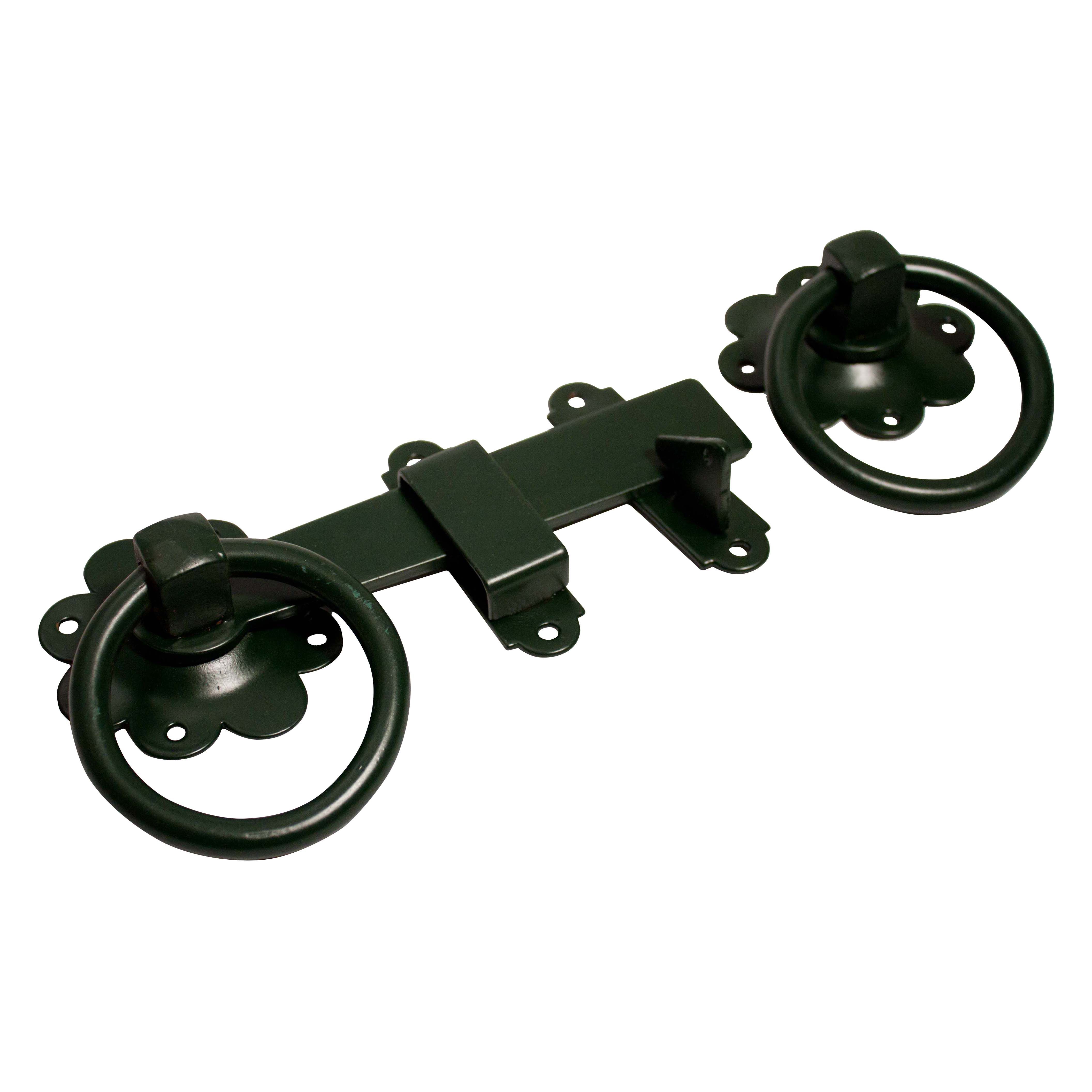 Blooma Green Steel Ring gate latch, (L)152mm DIY at B&Q