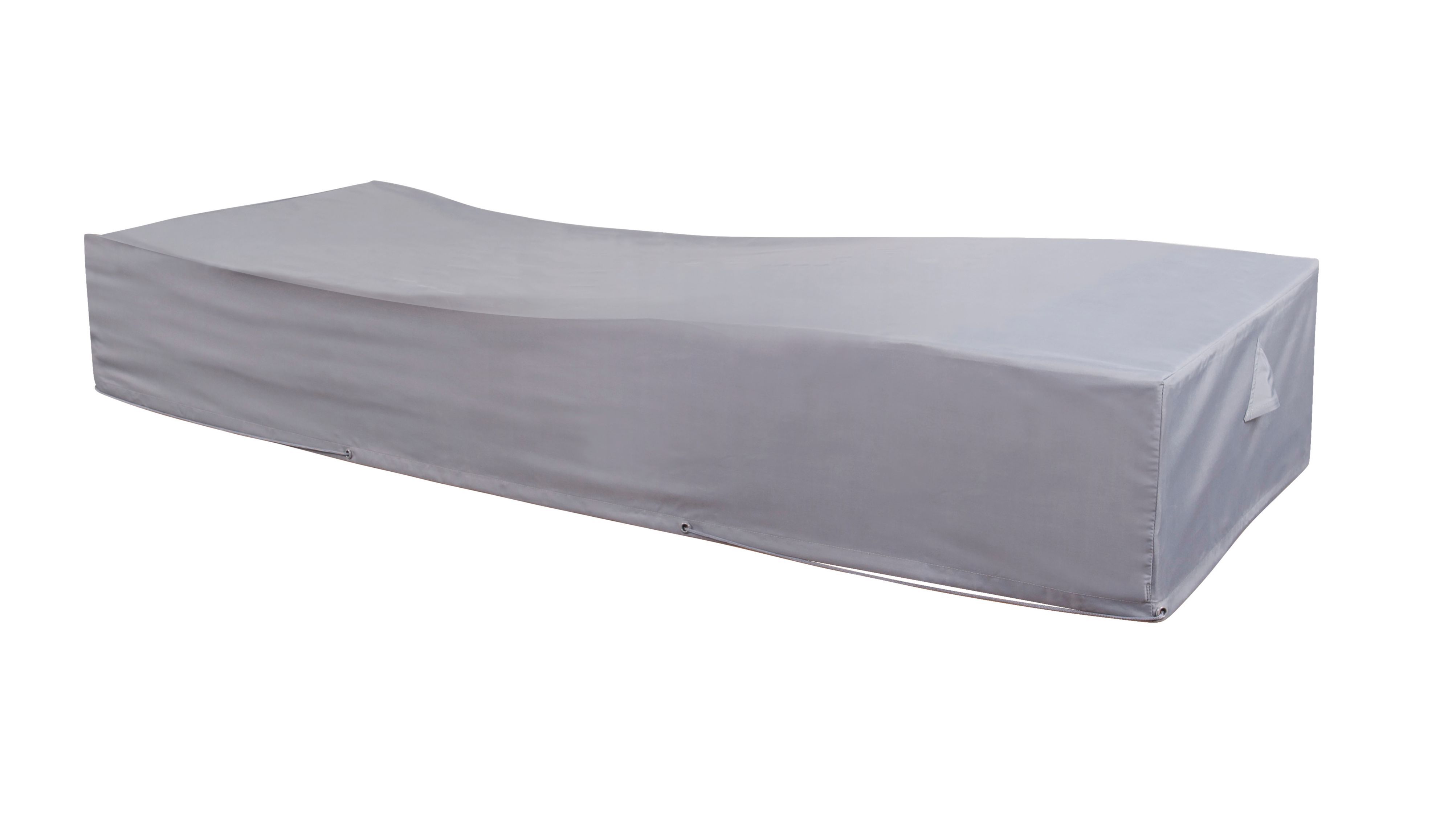 Blooma Grey Rectangular Sun lounger cover 30cm(H) 70cm(W) 200cm (L)