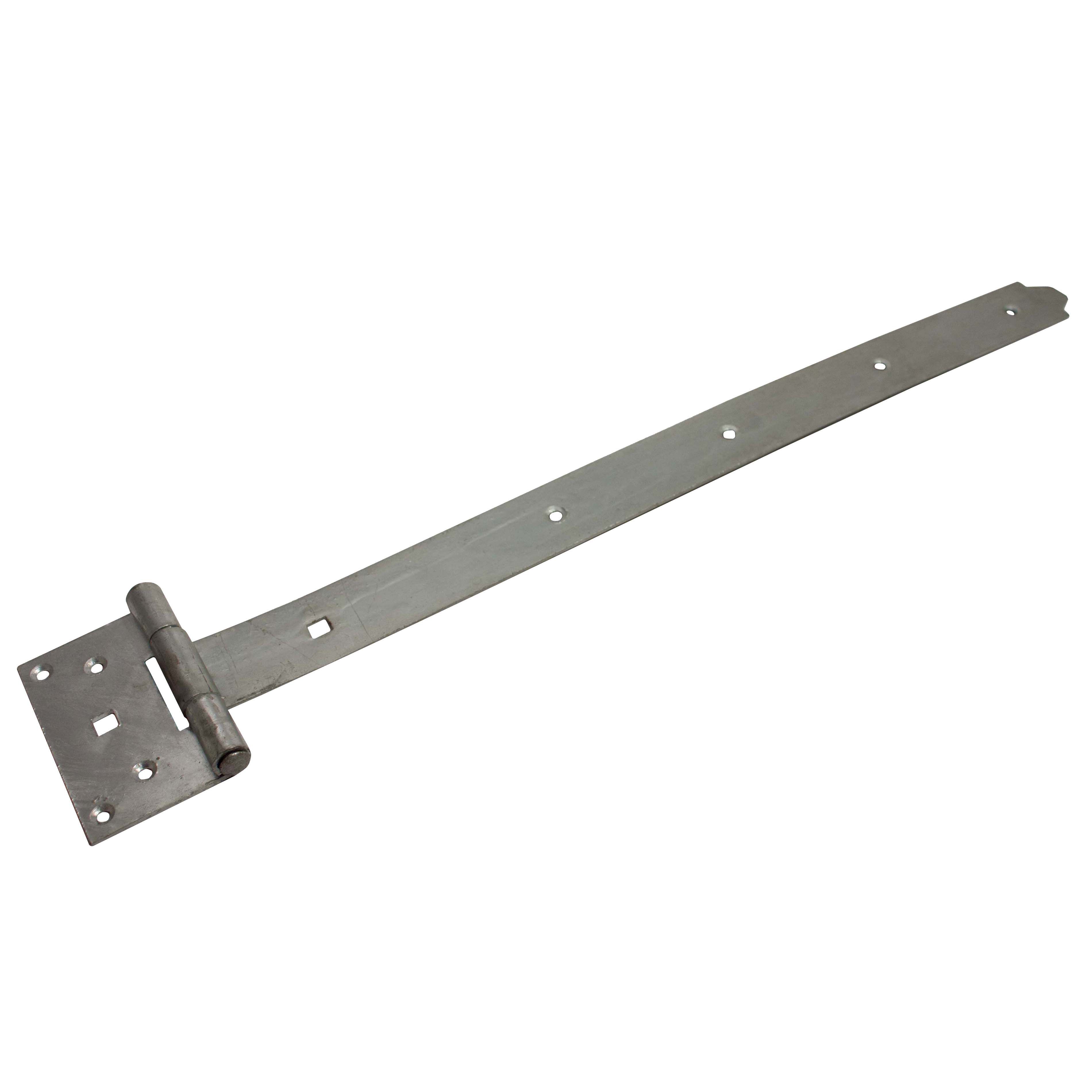 Blooma Heavy duty Galvanised Steel Tee hinge (L)500mm DIY at B&Q