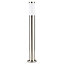Blooma Hollis Silver effect Mains-powered 1 lamp Halogen Outdoor Post light (H)800mm