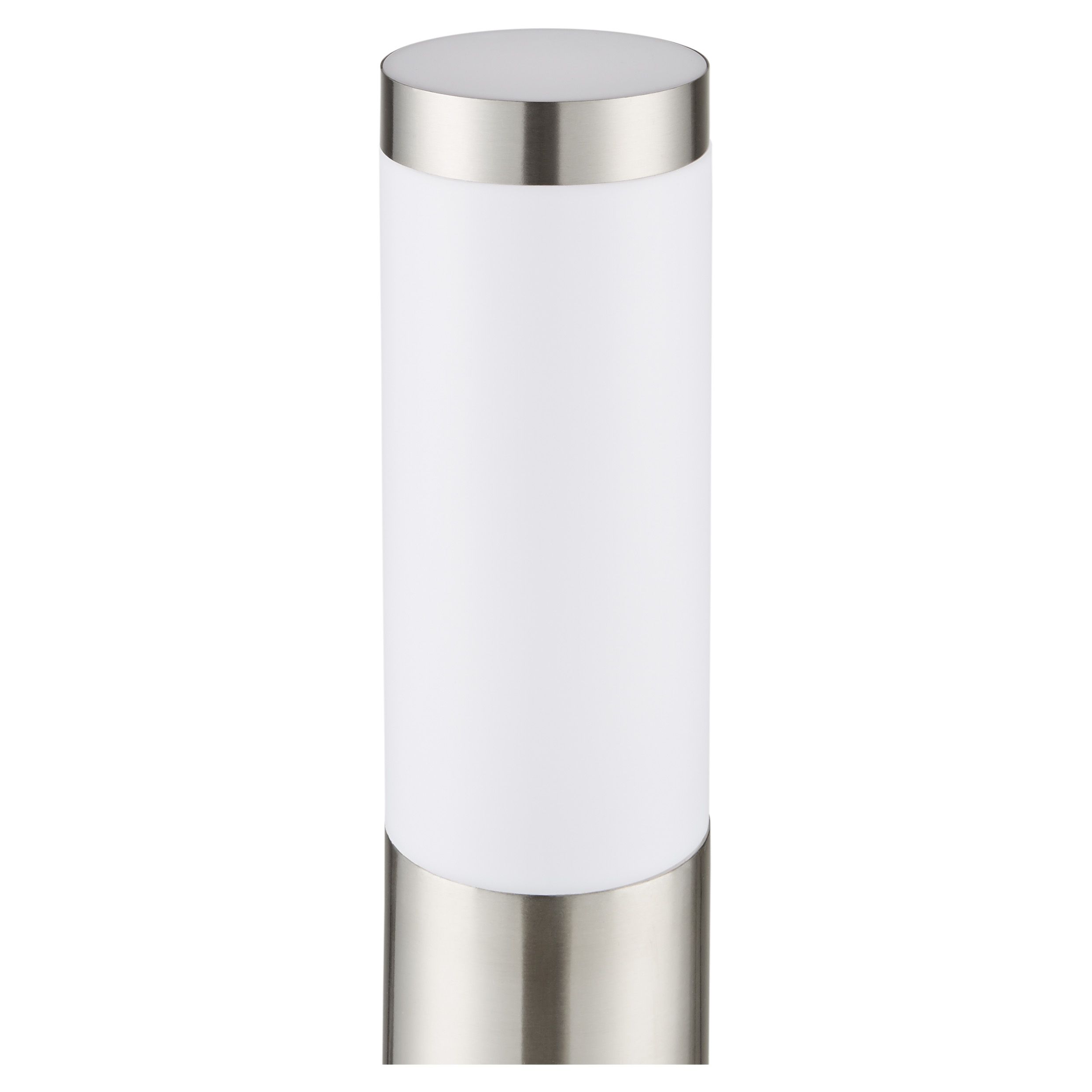 Blooma Hollis Silver effect Mains-powered 1 lamp Halogen Outdoor Post light (H)800mm