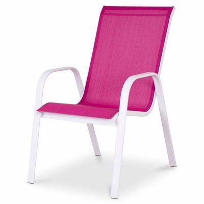 White plastic deals garden chairs b&q