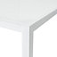 Blooma Janeiro White Metal 4 seater Table