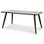 Blooma Katalla Anthracite Metal 4 seater Table