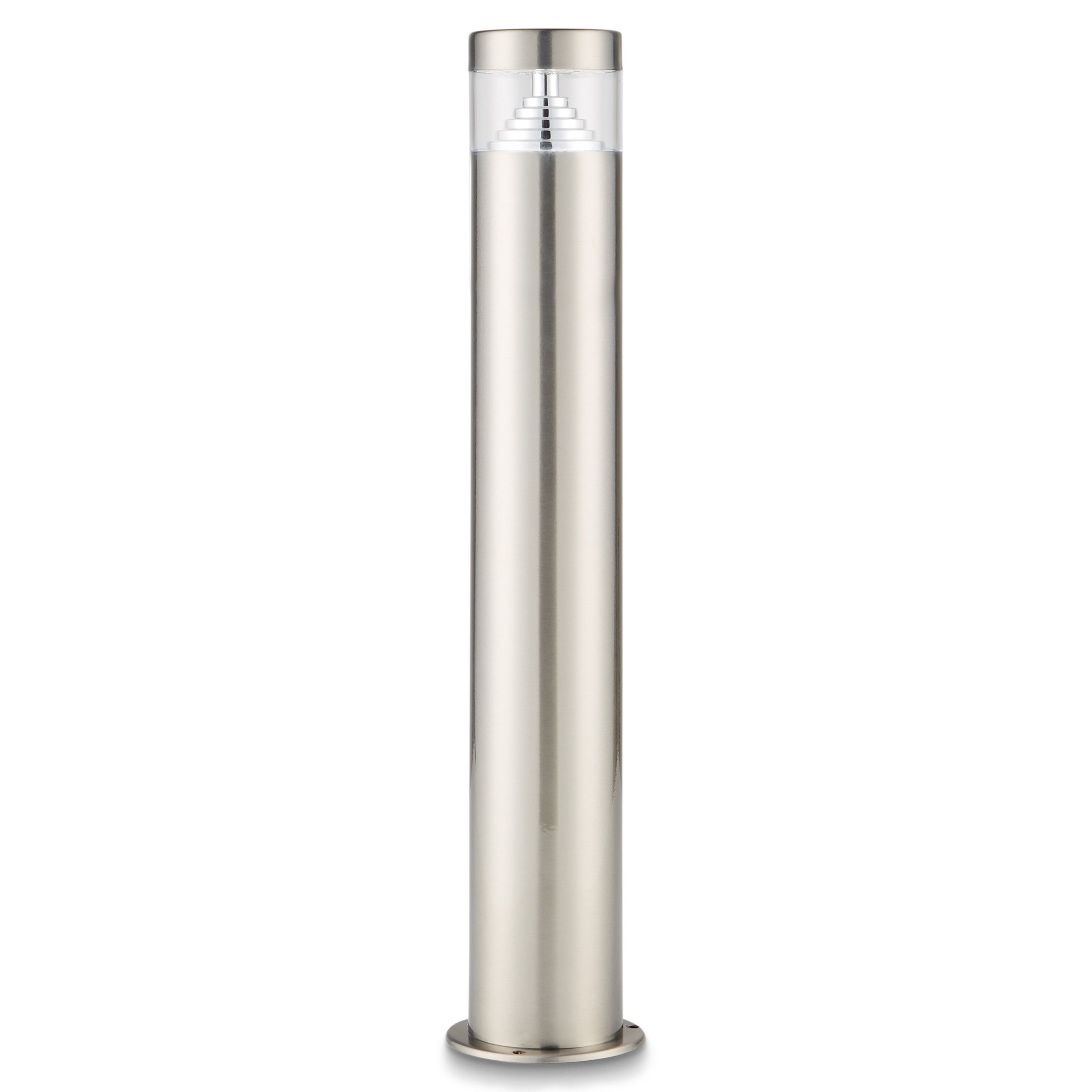 Buy Blooma Kelowna Silver effect Mainspowered 1 lamp LED Post light (H