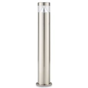 Blooma Kelowna Silver effect Mains-powered 1 lamp LED Post light (H)500mm