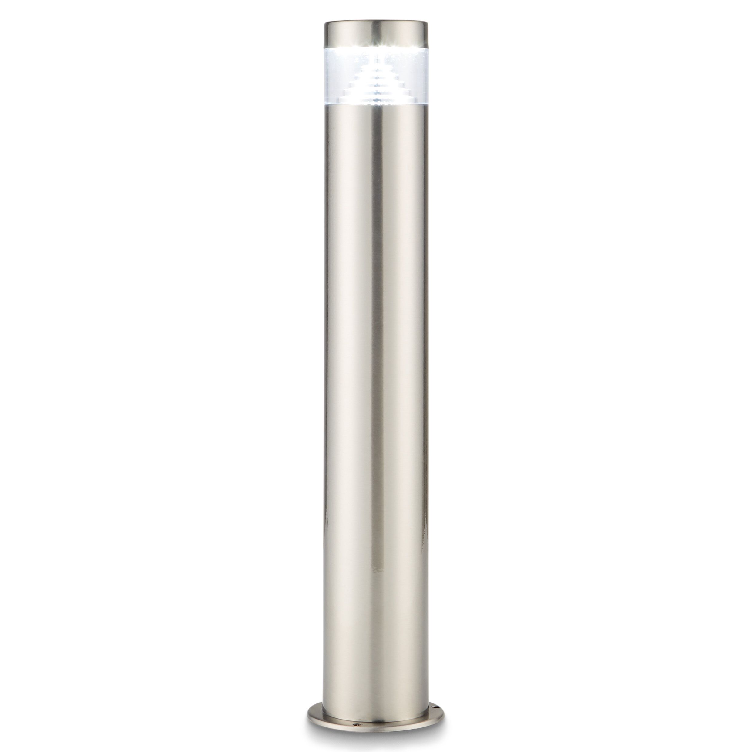 Blooma Kelowna Silver effect Mains-powered 1 lamp LED Post light (H)500mm