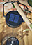 Blooma Koyaka Black Solar-powered Integrated LED Outdoor Pendant lamp