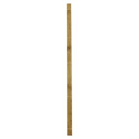Blooma Lemhi Pine Rectangular Fence post (H)2.4m (W)90mm, Pack of 2