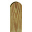 Blooma Lemhi Pressure treated Picket fence board (W)0.09m (H)1m