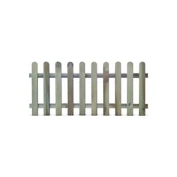 Blooma Liao Wooden Fence panel (W)1.8m (H)0.8m