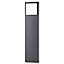 Blooma Lutak Charcoal grey Mains-powered 1 lamp LED Post light (H)770mm