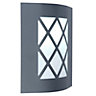 Blooma Lyell Dark grey Mains-powered Halogen Outdoor Wall light