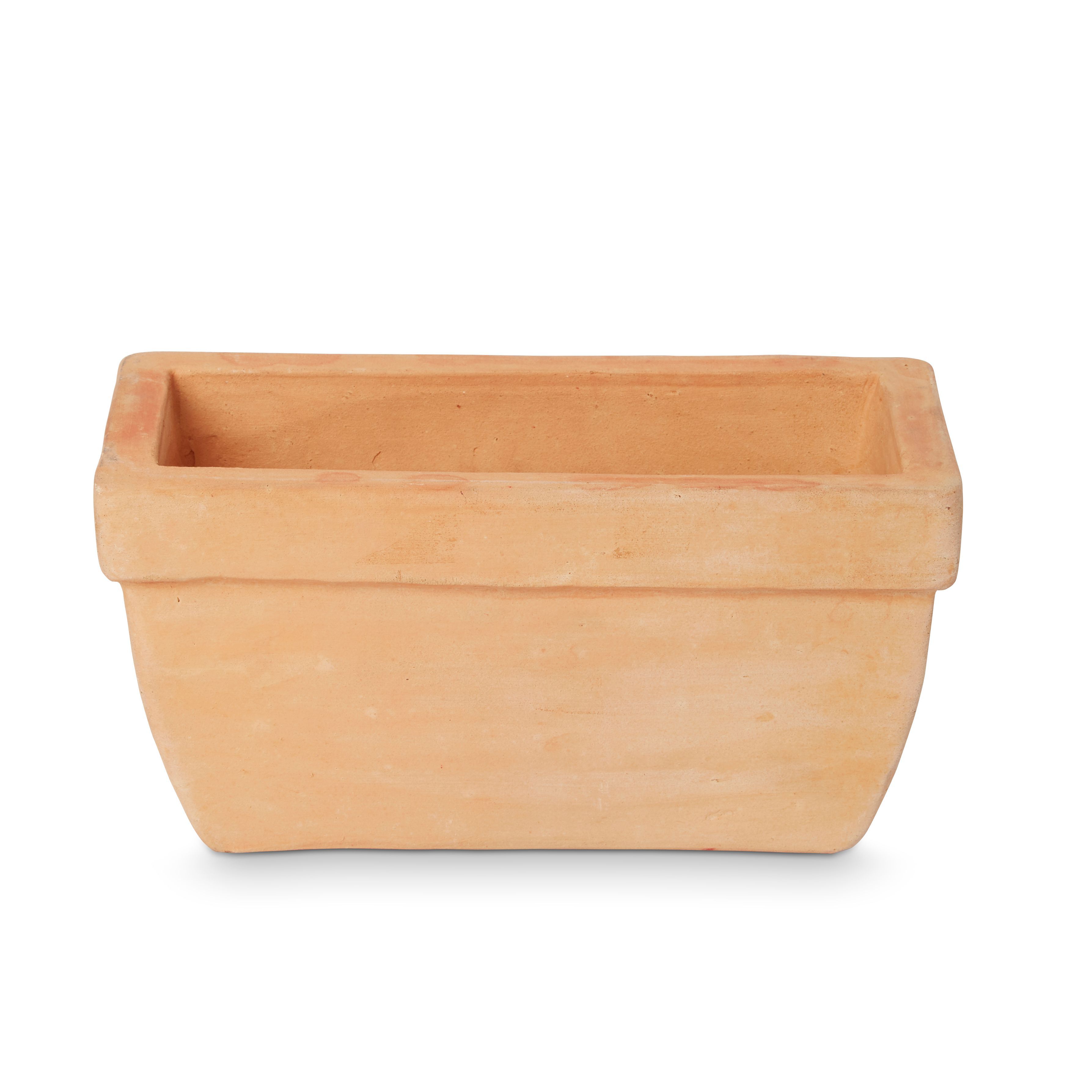 Blooma Mali White washed Stone Rectangular Trough (H)15cm (W)30cm