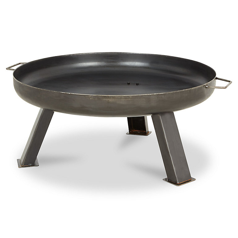 Blooma Manitan Steel Firepit Diy At B Q, What Steel To Use For Fire Pit