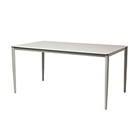 Blooma Mayotte Grey Metal 4 seater Table