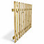 Blooma Mekong Pressure treated Wooden Picket fence (W)1.8m (H)1m
