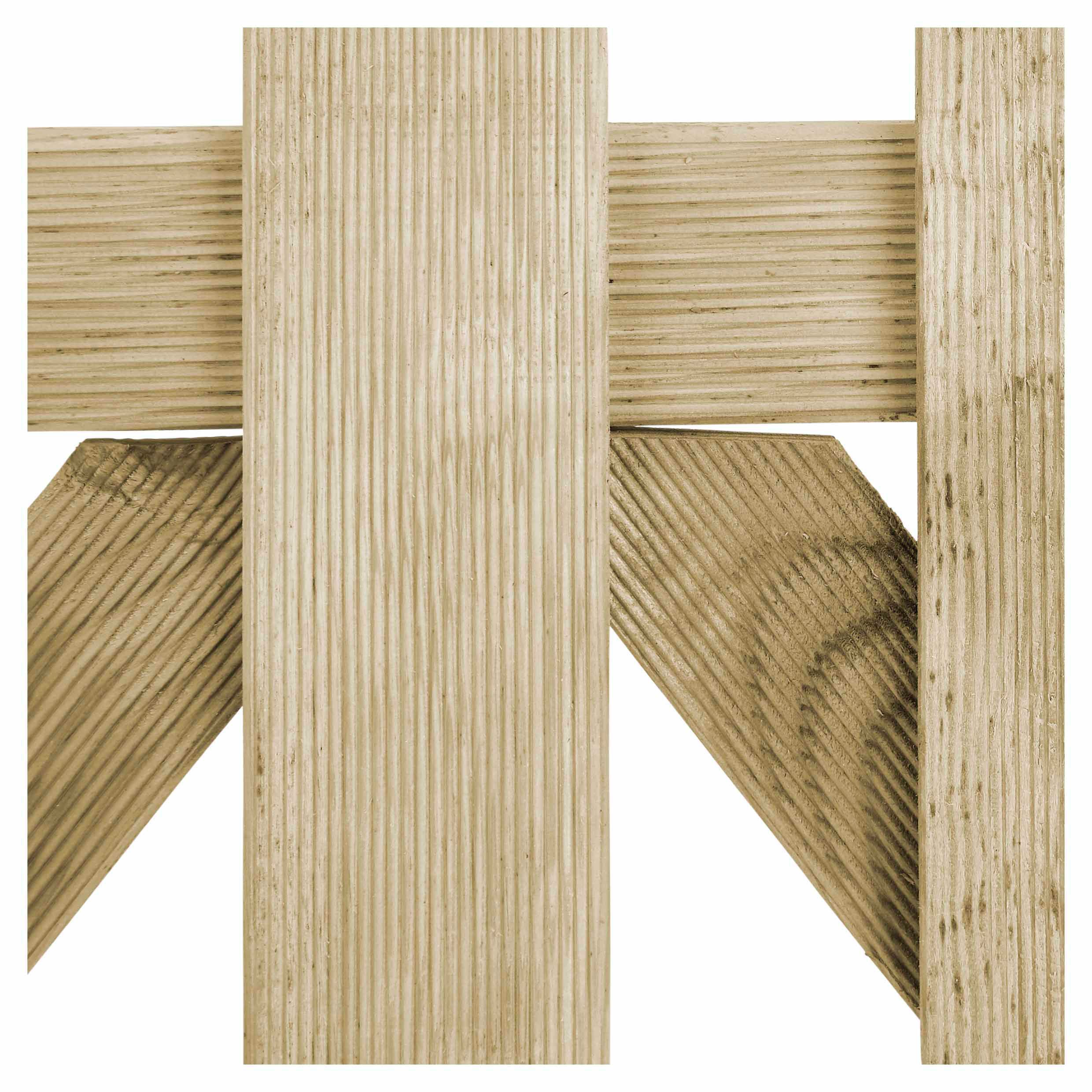 Blooma Mekong Wood Round top Gate, (H)1m (W)1m