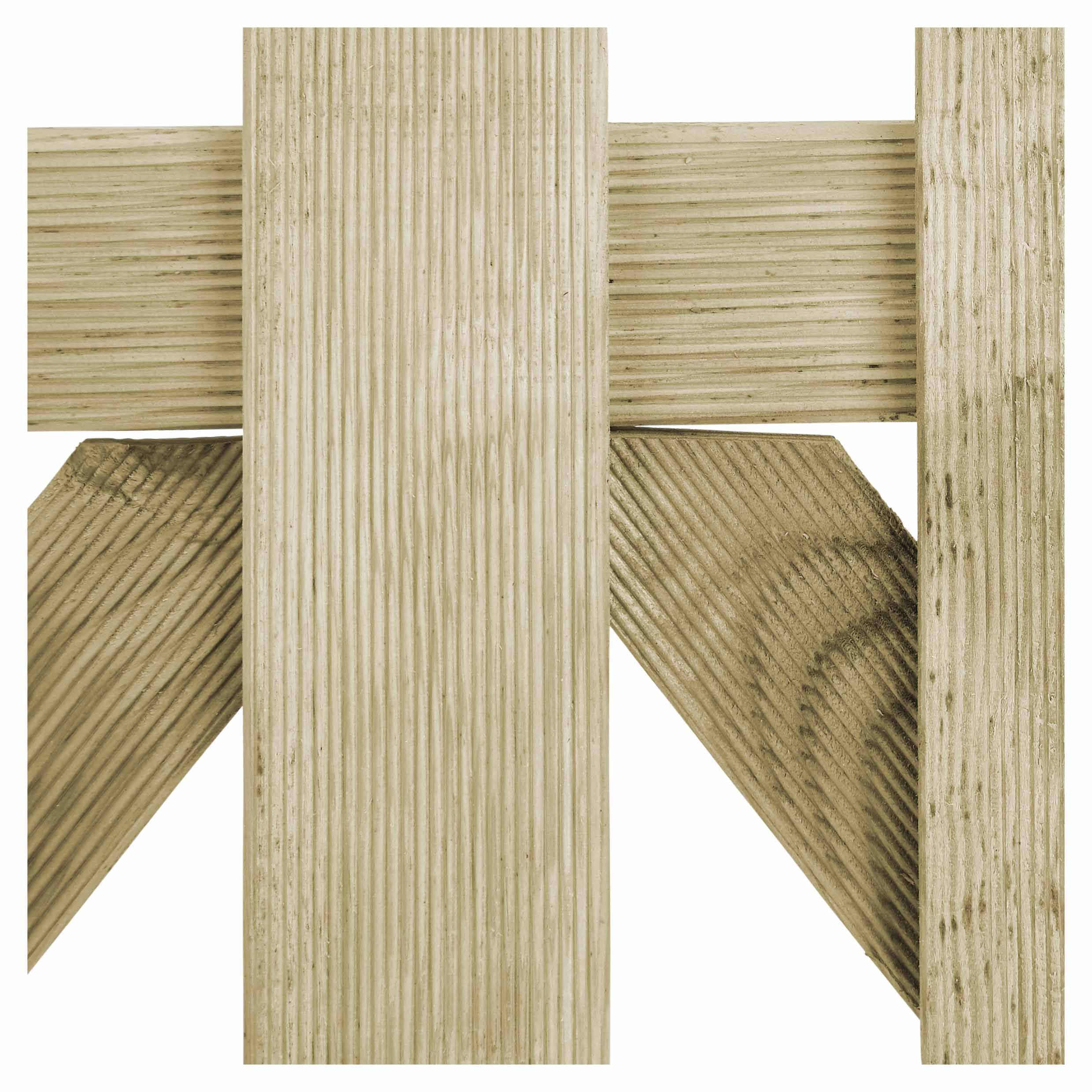 Blooma Mekong Wood Round top Gate, (H)1m (W)1m