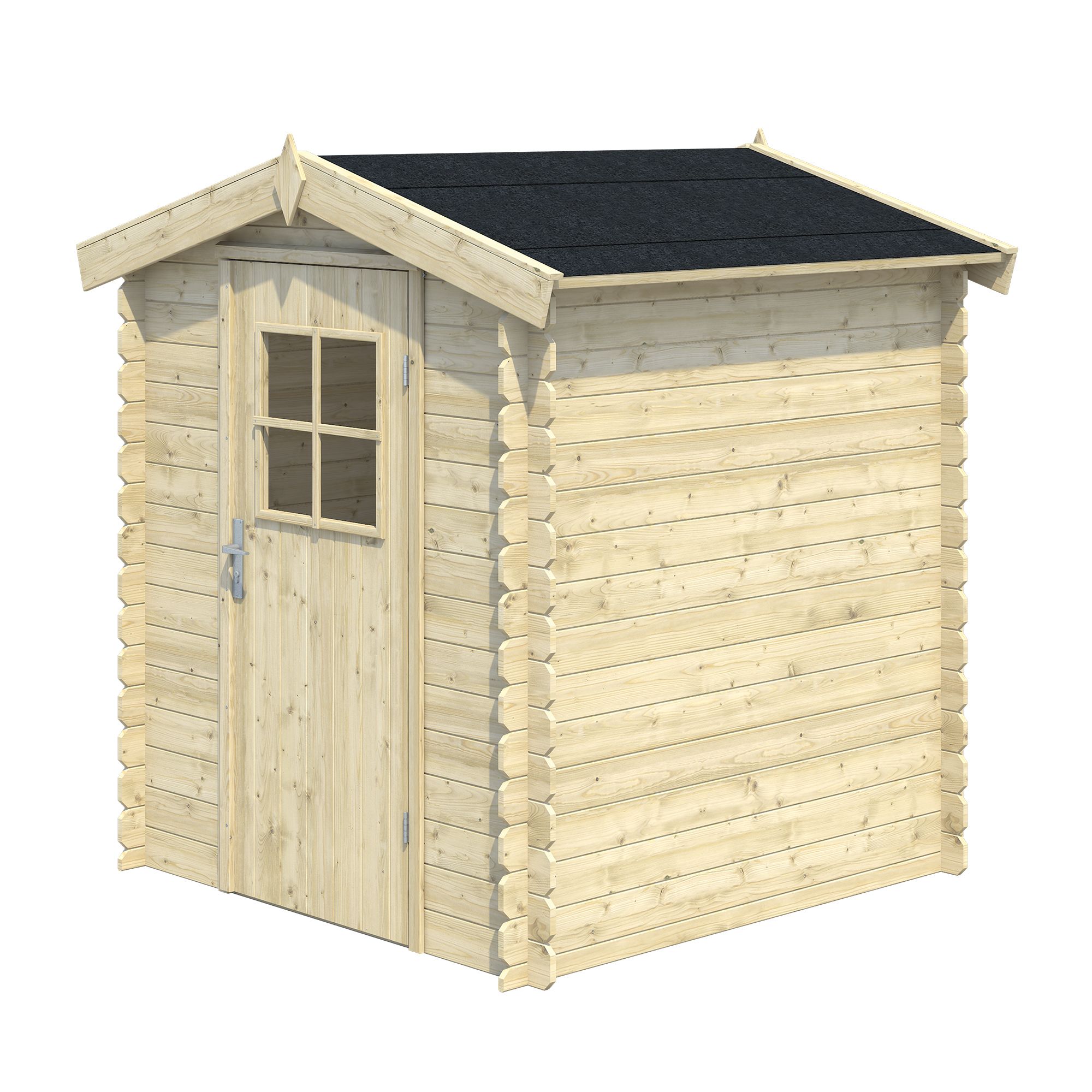 Blooma Mokau 5x5 ft Apex Wooden Shed | DIY at B&Q