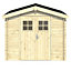 Blooma Mokau 6x7 ft Apex Wooden Shed