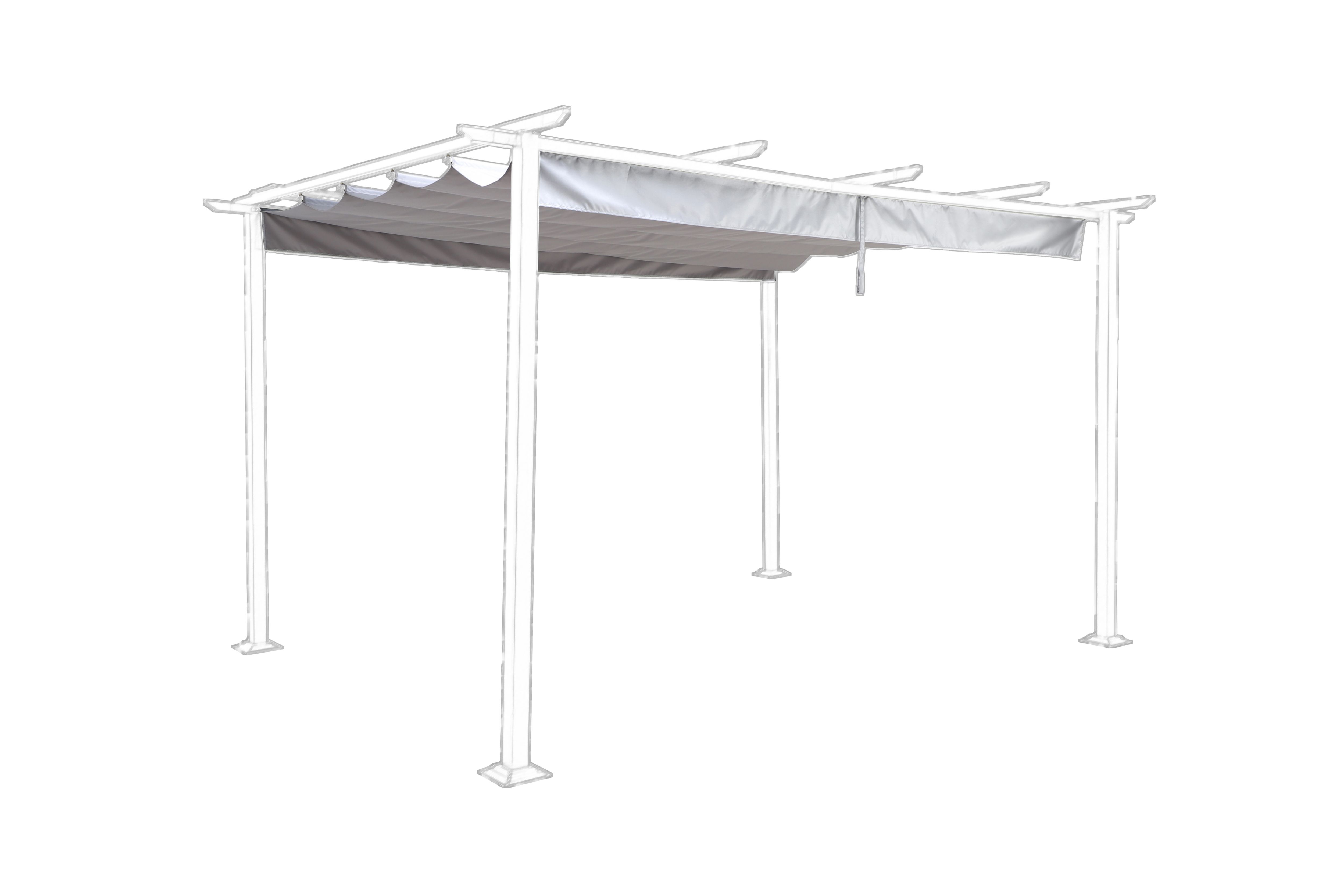 Blooma Moses Metal Grey Replacement Gazebo roof (W) 350cm x (D) 290cm