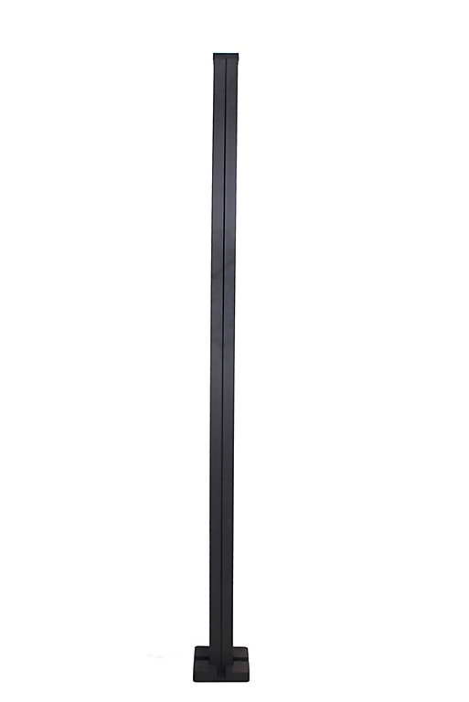 Blooma Neva Steel Slotted Fence post (H)0.95m (W)70mm DIY at B&Q