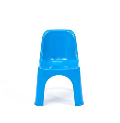Blooma Noli Plastic Blue Kids Chair DIY at B Q