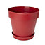 Blooma Nurgul Red Saucer (Dia)30.5cm
