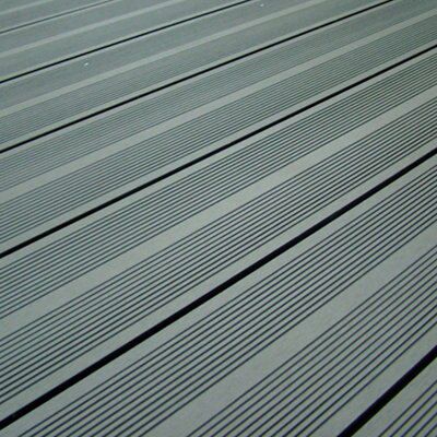 Blooma Oder Chateau grey Polyethylene (PE), resin & rice pulp Deck board (L)2.22m (W)145mm (T)21mm