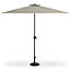 Blooma Pali (W) 1.24m (H) 2.42m Light grey Cantilever parasol
