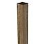 Blooma Pine Unslotted Fence post (H)2.4m (W)70mm