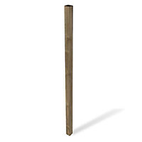 Blooma Pine Unslotted Fence post (H)2.4m (W)90mm