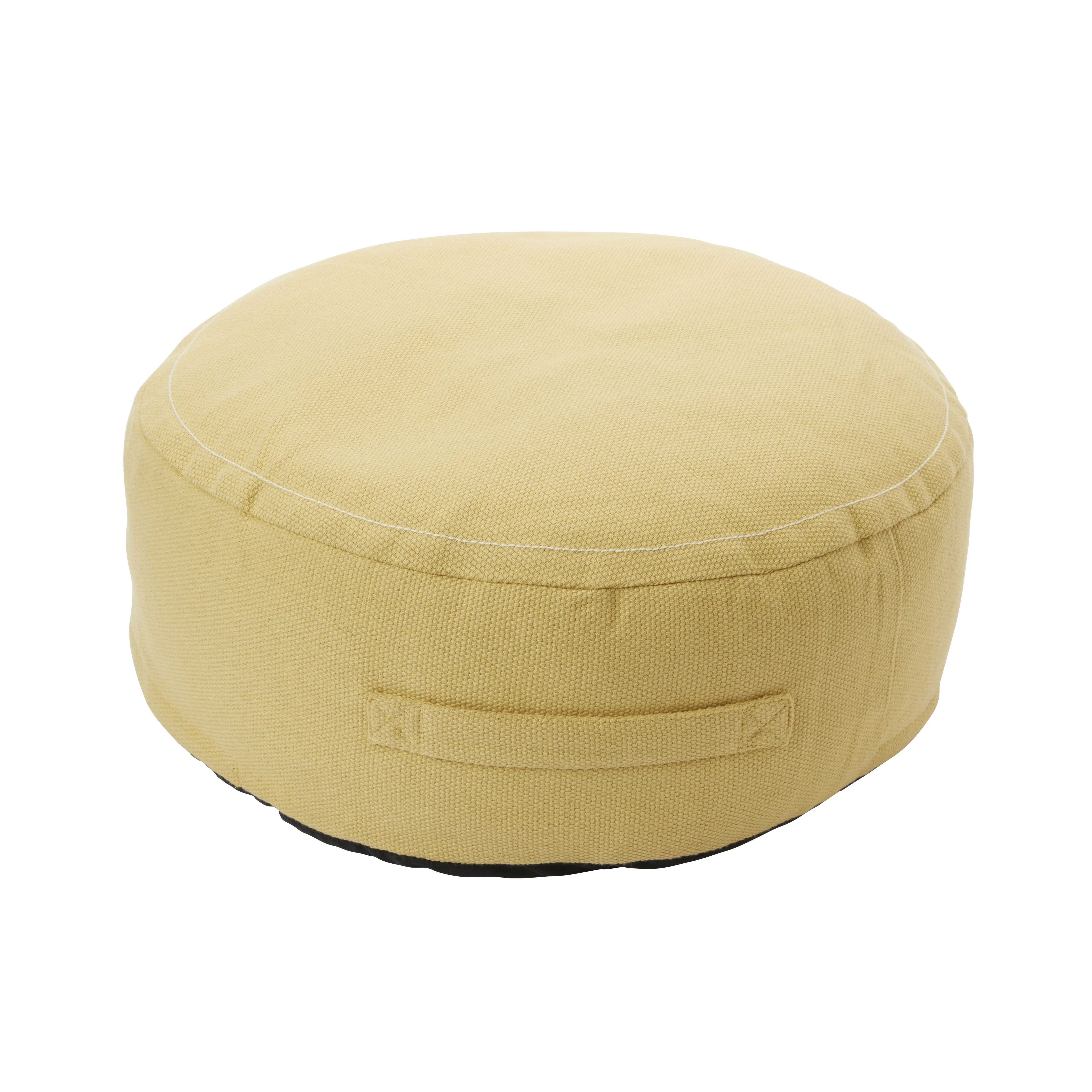 Blooma Plain Cocoon Round Pouffe 45cm(Dia) | DIY at B&Q