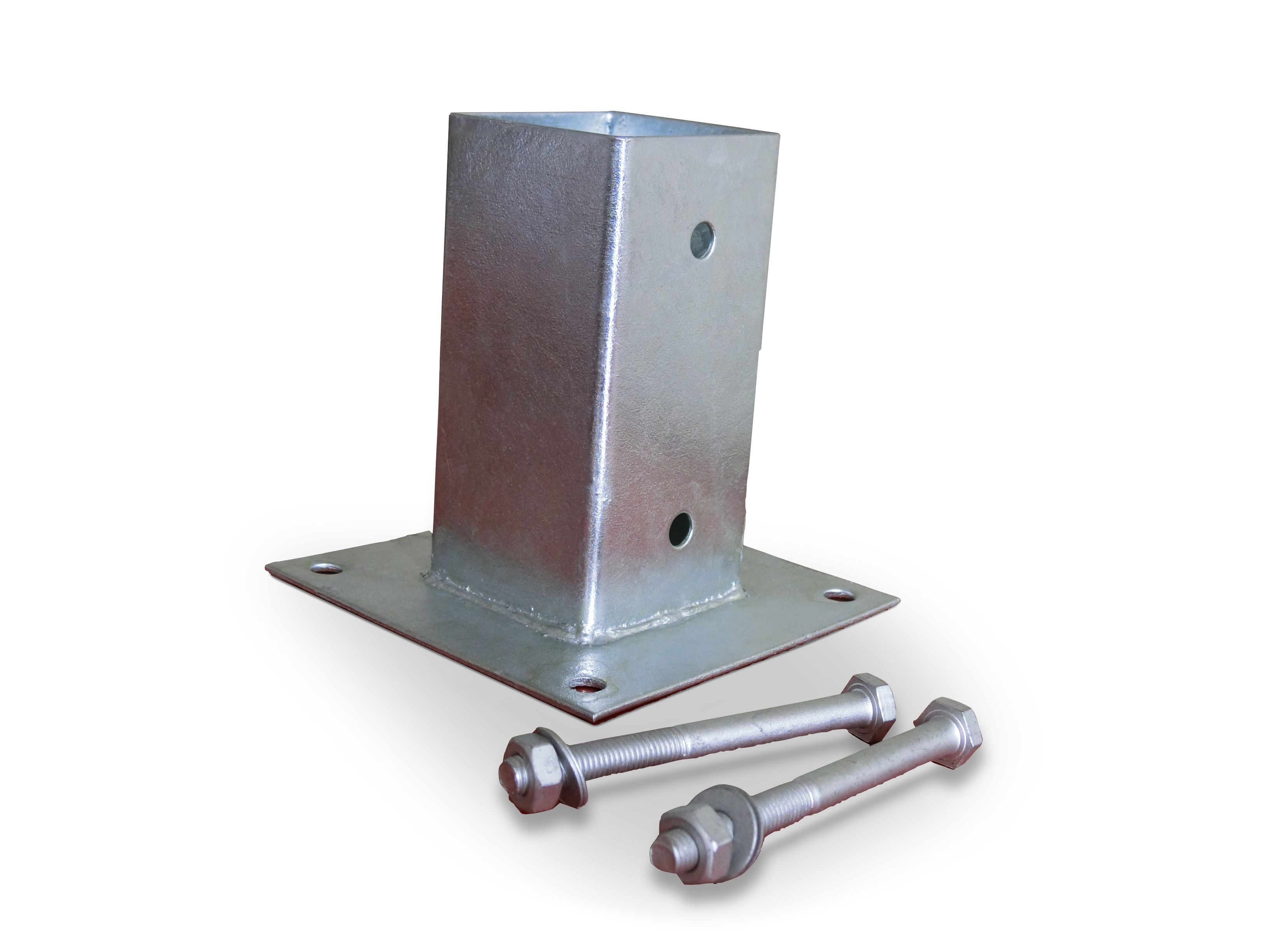 Blooma Plate Steel Post support (L)70mm (W)70mm