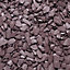 Blooma Plum 10-30mm Slate Decorative chippings, Large 22.5kg Bag