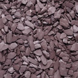 Blooma Plum 10-30mm Slate Decorative chippings, Large 22.5kg Bag